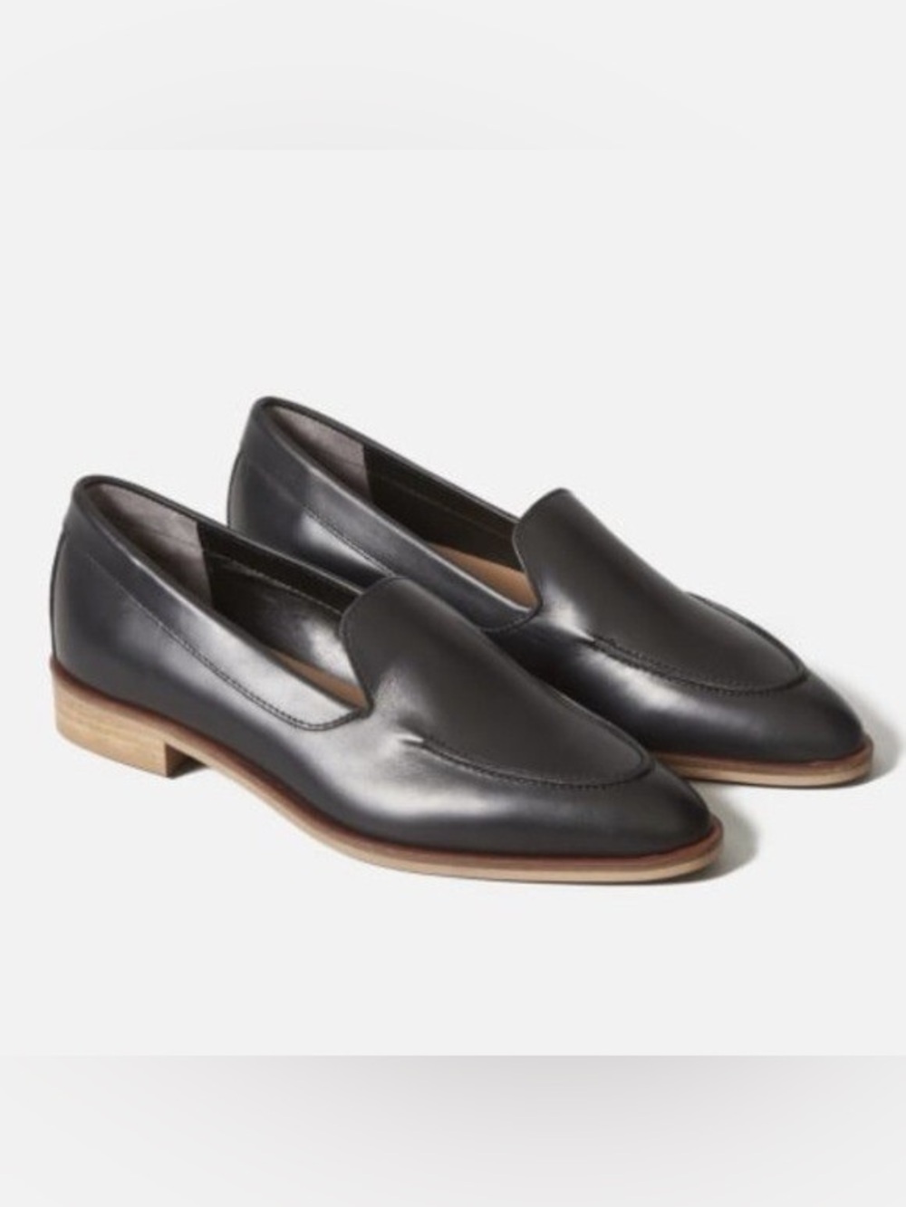 Everlane Black Leather Modern Loafer